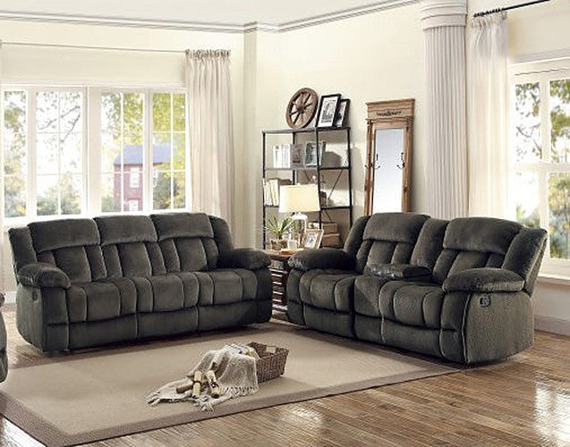 Homelegance - Laurelton Chocolate 2 Piece Sofa Set - 9636-3-2 - GreatFurnitureDeal