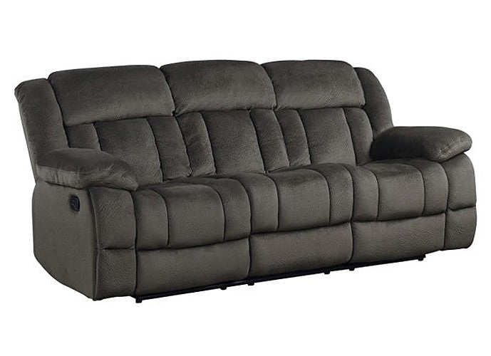 Homelegance - Laurelton Chocolate Double Reclining Sofa - 9636-3 - GreatFurnitureDeal