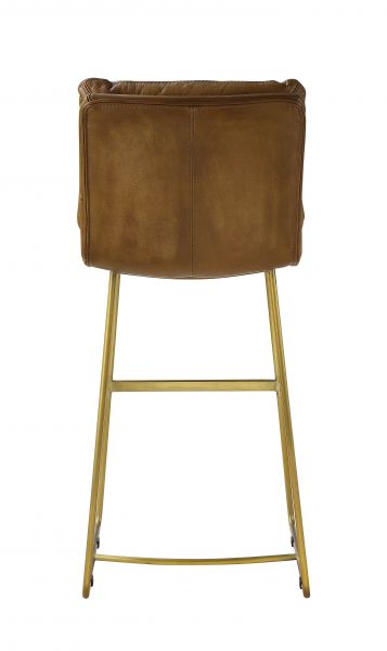 Acme Furniture - Alsey Bar Chair in Saddle Brown - 96401