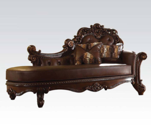 Acme Furniture - Vendome Chaise in Cherry - 96491 - GreatFurnitureDeal