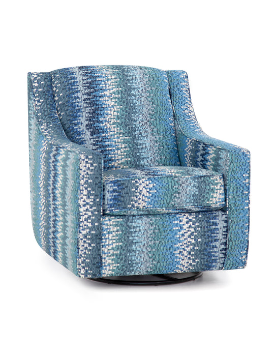 Franklin Furniture - Merrit Swivel Glider Accent Chair in Aegean - 2184-AEGEAN - GreatFurnitureDeal