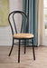 Acme Furniture - Jakia Black & Natural Side Chair (Set-2) - 96815