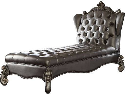 Acme Furniture - Versailles Silver Antique Platinum Chaise Lounge - 96825 - GreatFurnitureDeal