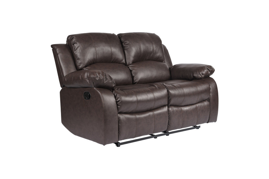 Homelegance - Granley Brown Double Reclining Love Seat - 9700BRW-2