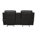 Homelegance - Marille Black Double Glider Reclining Love Seat W- Cntr Console - 9724BLK-2 - GreatFurnitureDeal