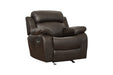 Homelegance - Marille Dark Brown Glider Reclining Chair - 9724BRW-1 - GreatFurnitureDeal