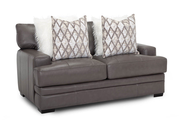 Franklin Furniture - Lizette 2 Piece Sofa Set in Antigua Dark Gray - 973-SL-DARK GRAY