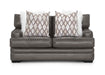 Franklin Furniture - Lizette Loveseat in Antigua Dark Gray - 973-L-DARK GRAY - GreatFurnitureDeal