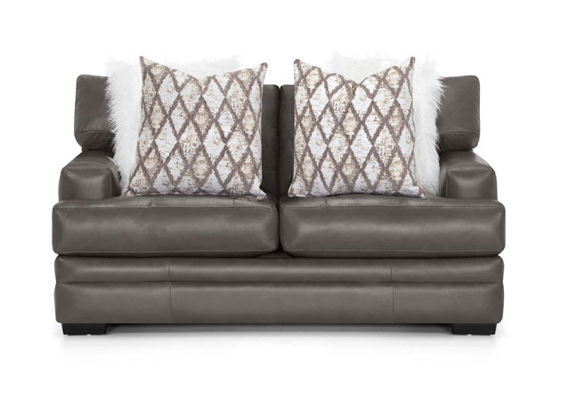 Franklin Furniture - Lizette 3 Piece Living Room Set in Antigua Dark Gray - 973-SLC-DARK GRAY