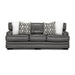 Franklin Furniture - Lizette 2 Piece Sofa Set in Antigua Dark Gray - 973-SL-DARK GRAY - GreatFurnitureDeal