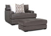 Franklin Furniture - Lizette 4 Piece Living Room Set in Antigua Dark Gray - 973-SLCO-DARK GRAY - GreatFurnitureDeal