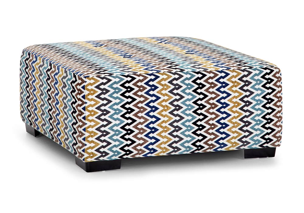 Franklin Furniture - Marcello Ottoman in Turquoise - 75018-TURQUOISE
