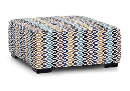 Franklin Furniture - Marcello Ottoman in Turquoise - 75018-TURQUOISE - GreatFurnitureDeal