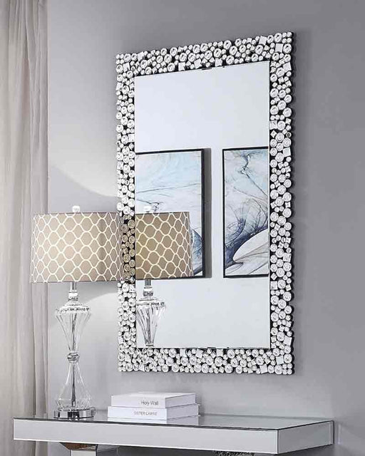 Acme Furniture - Kachina Mirrored & Faux Gems Wall Décor - 97574