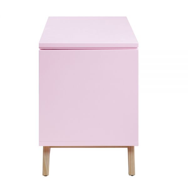 Acme Furniture - Doll Cottage Pink & Natural Youth Chest - 97630 - GreatFurnitureDeal