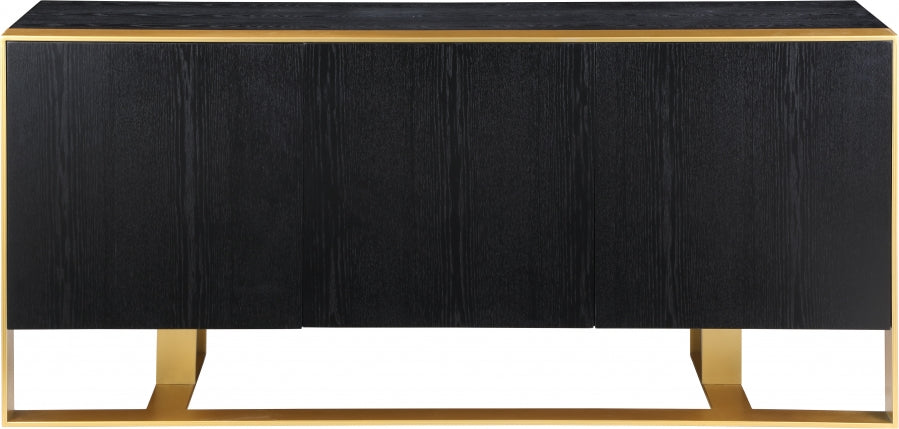 Meridian Furniture - Sherwood Sideboard-Buffet in Black - 325 - GreatFurnitureDeal