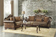 Homelegance - Croydon Brown 2 Piece Sofa Set - 9815-3-2 - GreatFurnitureDeal