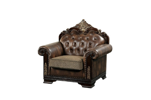 Homelegance - Croydon Brown Chair - 9815-1 - GreatFurnitureDeal