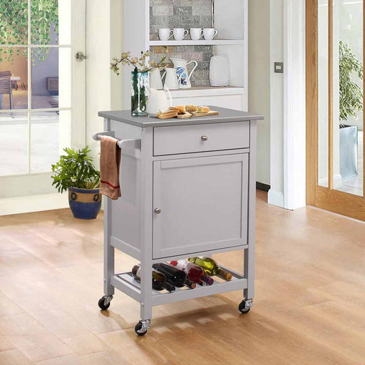 Acme Furniture - Hoogzen Portable Kitchen Cart - 98302 - GreatFurnitureDeal