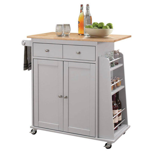 Acme Furniture - Tullarick Portable Kitchen Island Cart - 98310 - GreatFurnitureDeal
