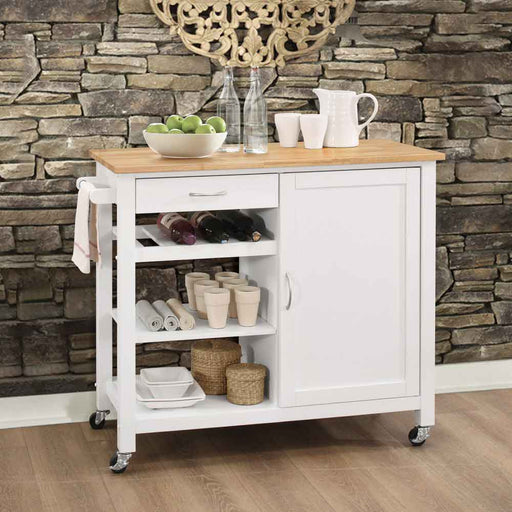 Acme Furniture - Ottawa Portable Kitchen Island Cart - 98315 - GreatFurnitureDeal