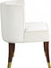 Meridian Furniture - Perry Velvet Dining Chair Set of 2 in Cream - 933Cream-C - GreatFurnitureDeal
