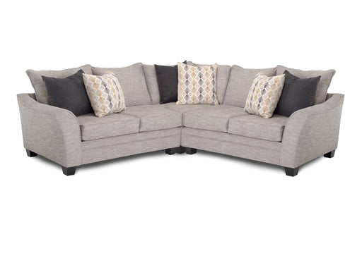 Franklin Furniture - Springer 3 Piece Sectional Sofa in Hannigan Fog - 98359-04-60-FOG