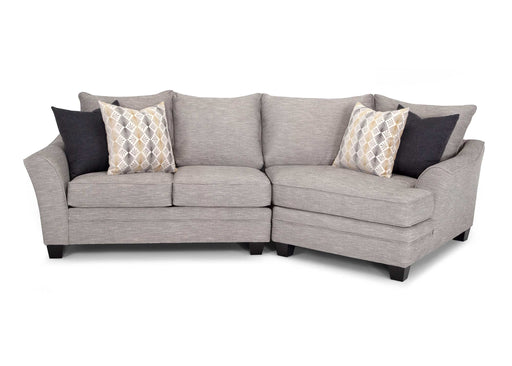 Franklin Furniture - Springer 2 Piece Sectional Sofa in Hannigan Fog - 98359-98398-FOG