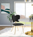 Meridian Furniture - Angel Velvet Dining Chair Set of 2 in Black - 780Black-C - GreatFurnitureDeal