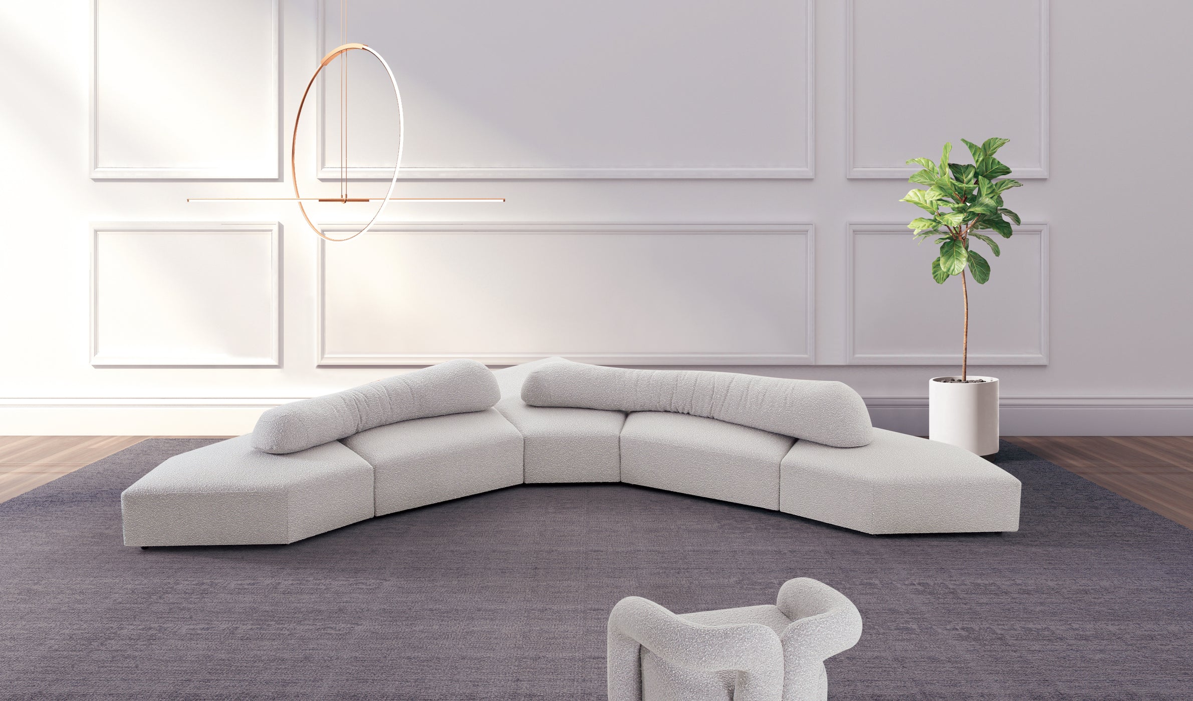 Couch Without Frame GFD Home - Modular Sectional Sofa Set, Sofa without Backrest for Livin ...