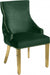 Meridian Furniture - Tuft Velvet Dining Chair in Green (Set of 2) - 730Green-C - GreatFurnitureDeal