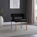 Meridian Furniture - Caleb Velvet Dining Chair Set of 2 in Black - 967Black-C - GreatFurnitureDeal