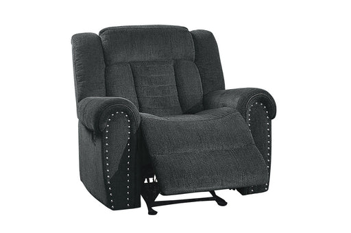Homelegance - Nutmeg Charcoal Glider Reclining Chair - 9901CC-1 - GreatFurnitureDeal
