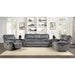 Homelegance - Muirfield 3 Piece Double Reclining Living Room Set in Gray - 9913-3-2-1 - GreatFurnitureDeal