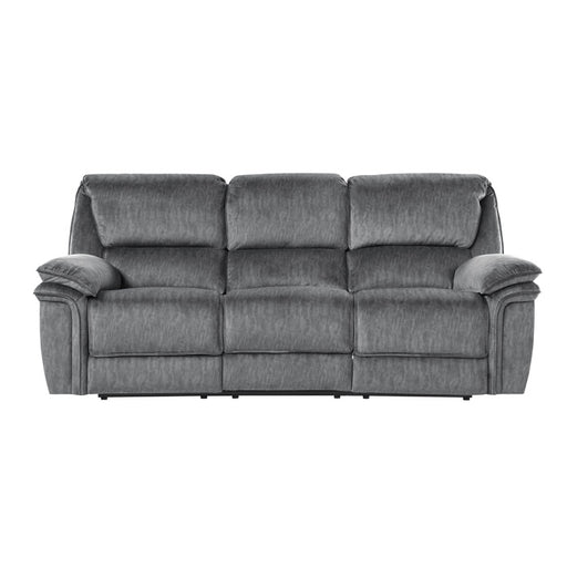 Homelegance - Muirfield Double Reclining Sofa in Gray - 9913-3 - GreatFurnitureDeal