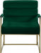 Meridian Furniture - Wayne Velvet Accent Chair in Green - 526Green - GreatFurnitureDeal