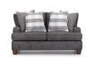 Franklin Furniture - Darby Loveseat in Chief Charcoal - 993-L-CHIEF CHARCOAL - GreatFurnitureDeal