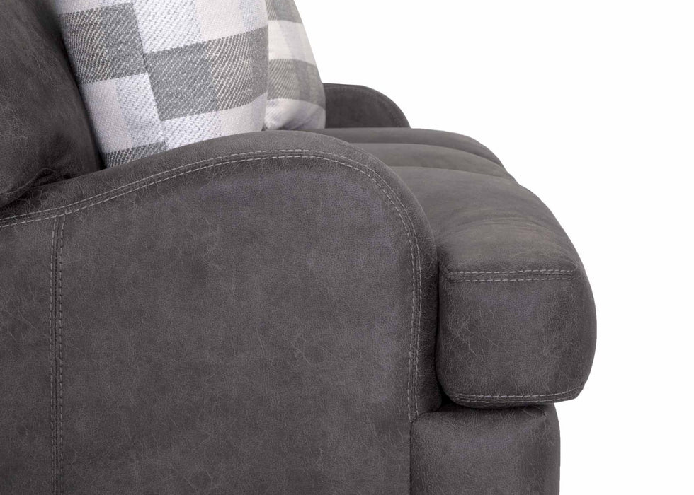 Franklin Furniture - Darby Loveseat in Chief Charcoal - 993-L-CHIEF CHARCOAL - GreatFurnitureDeal