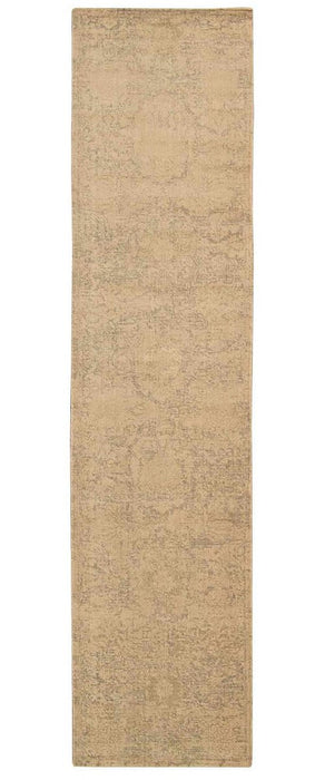 Nourison Rugs - Silken Allure Sand Area Rug - 2'5" x 10' - GreatFurnitureDeal
