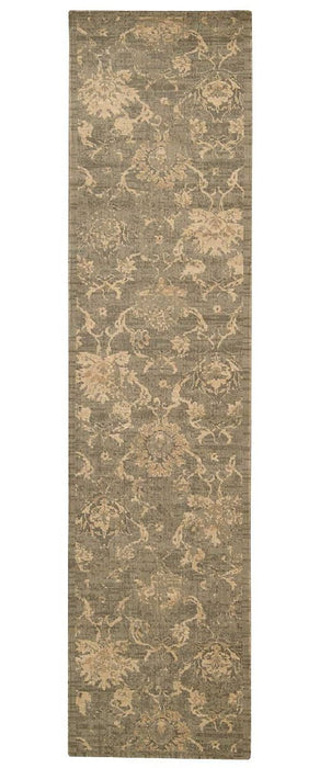 Nourison Rugs - Silken Allure Moss Area Rug - 2'5" x 10' - GreatFurnitureDeal