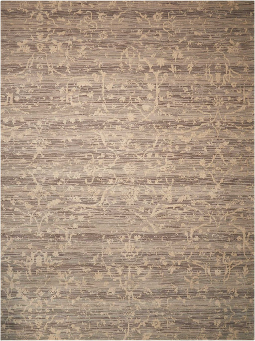 Nourison Rugs - Silk Elements Taupe Area Rug - 9'9" x 13' - GreatFurnitureDeal