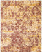 Nourison Rugs - Rhapsody Gold-Garnet Area Rug - 8'6" x 11'6" - GreatFurnitureDeal