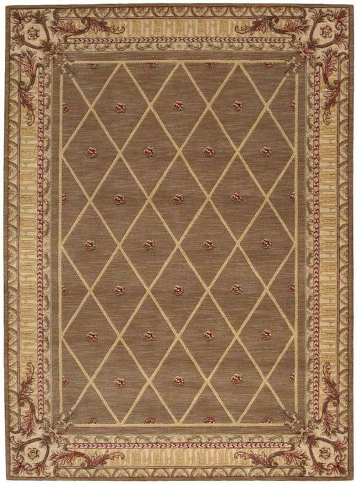 Nourison Rugs - Ashton House Cocoa Area Rug - 5'6" x 7'5" - GreatFurnitureDeal