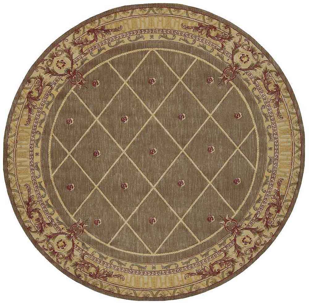 Nourison Rugs Ashton House Cocoa Area Rug 7'5" x ROUND