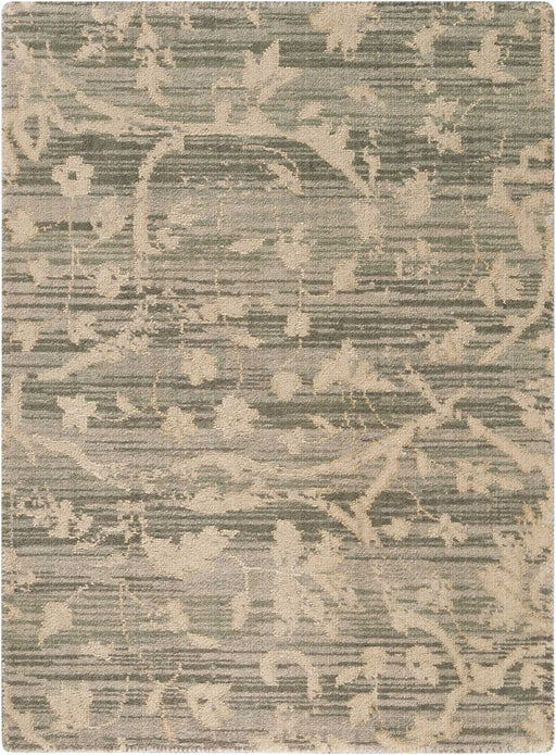 Nourison Rugs - Silk Elements Taupe Area Rug - 2'3" x 3' - GreatFurnitureDeal