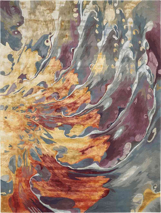 Nourison Rugs - Prismatic Multicolor Area Rug - 8'6" x 11'6" - GreatFurnitureDeal