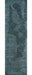Nourison Rugs - Opaline Charcoal-Blue Area Rug - 2'3" x 8' - GreatFurnitureDeal
