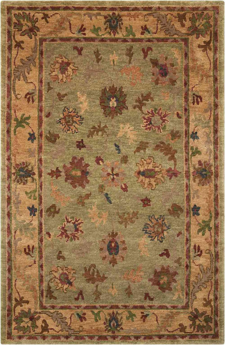 Nourison Rugs - Tahoe Green Area Rug - 8'6" x 11'6" - GreatFurnitureDeal