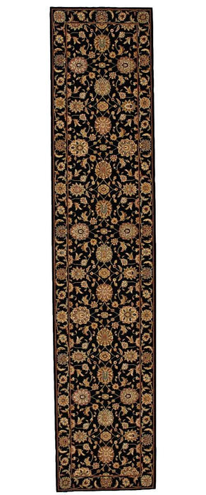 Nourison Rugs - Living Treasures Black Area Rug - 2'6" x 12' - GreatFurnitureDeal