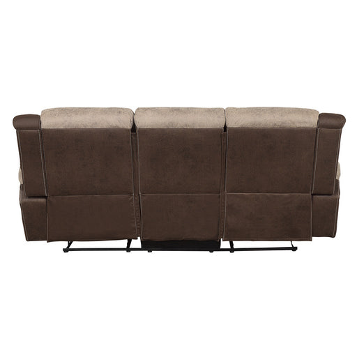 Homelegance - Chai Double Reclining Sofa in Two-Tone Brown - 9980-3 - GreatFurnitureDeal